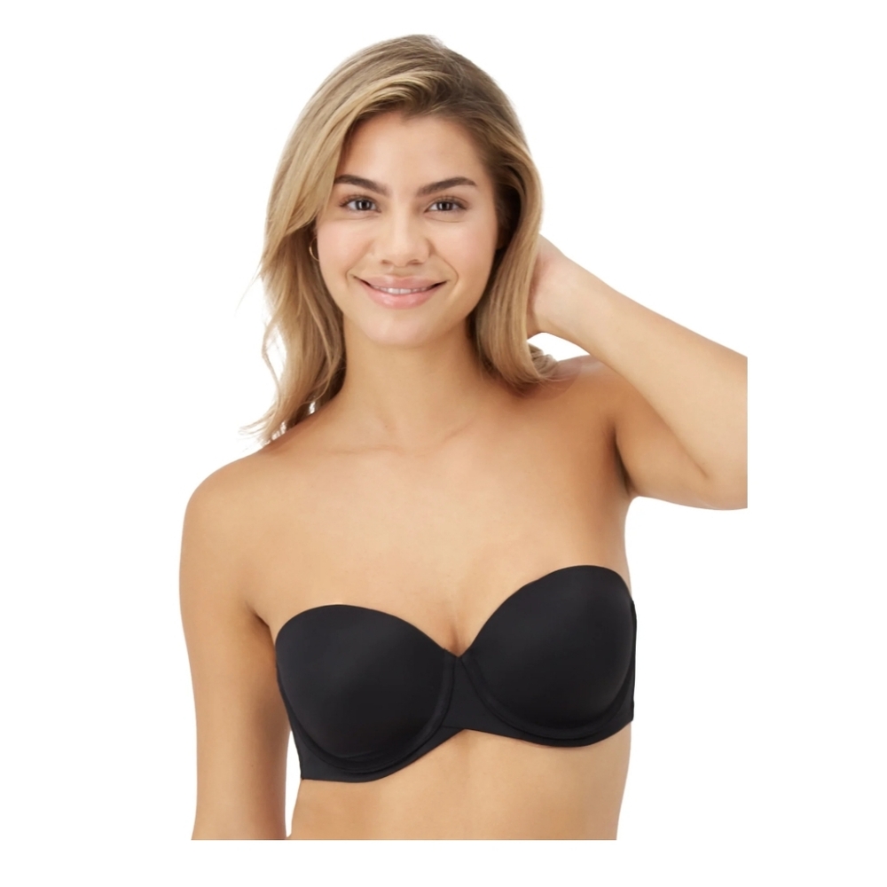 Women's Black Strapless Bra